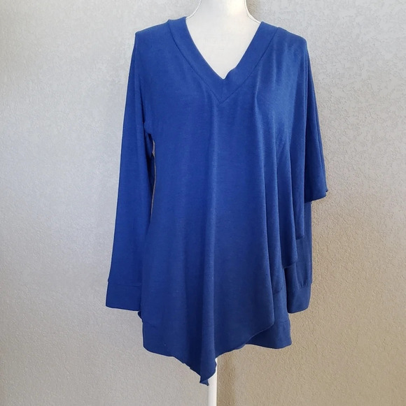 Soft Surroundings Tops - Soft surroundings Aprina Tunic size Medium  color blue